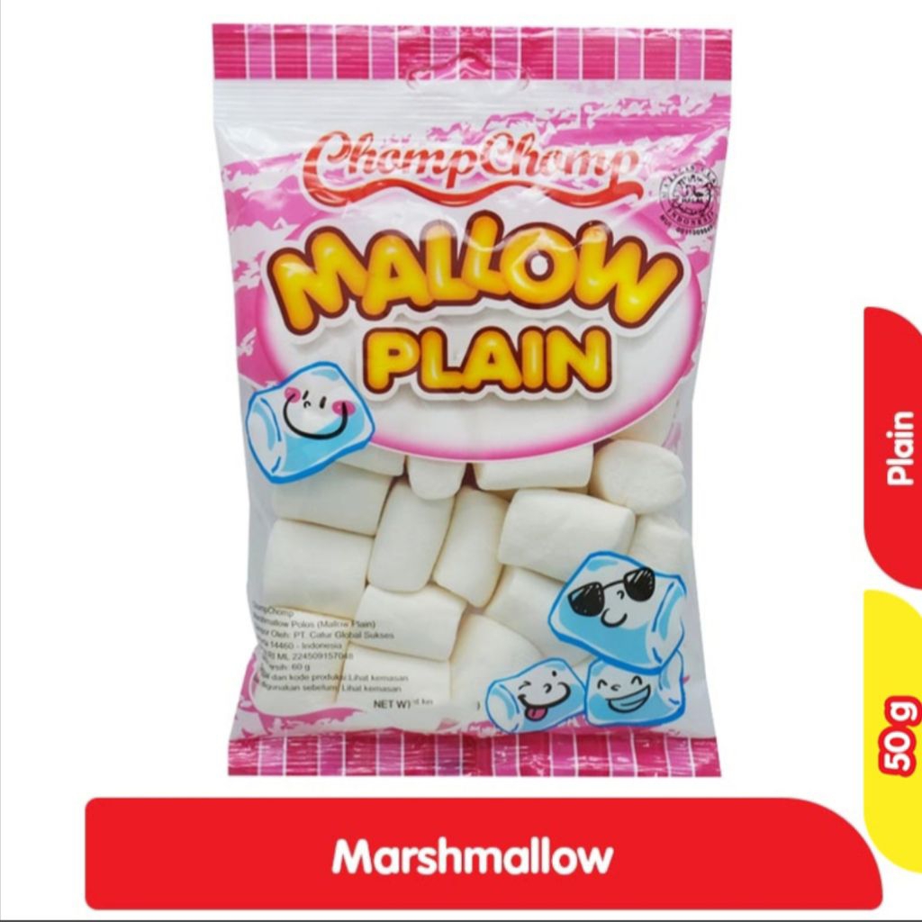 Chomp chomp marshmallow plain 50gr
