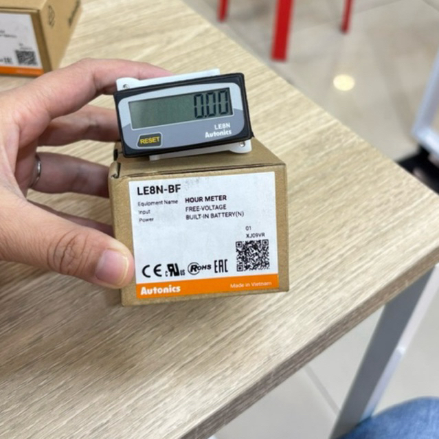 Timer digital Autonics LE8N-BF hour meter autonics