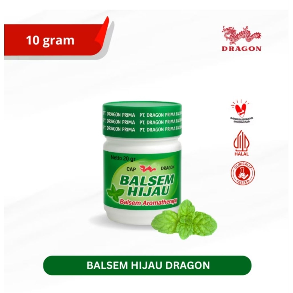 Dragon Balsem Hijau 10 gr