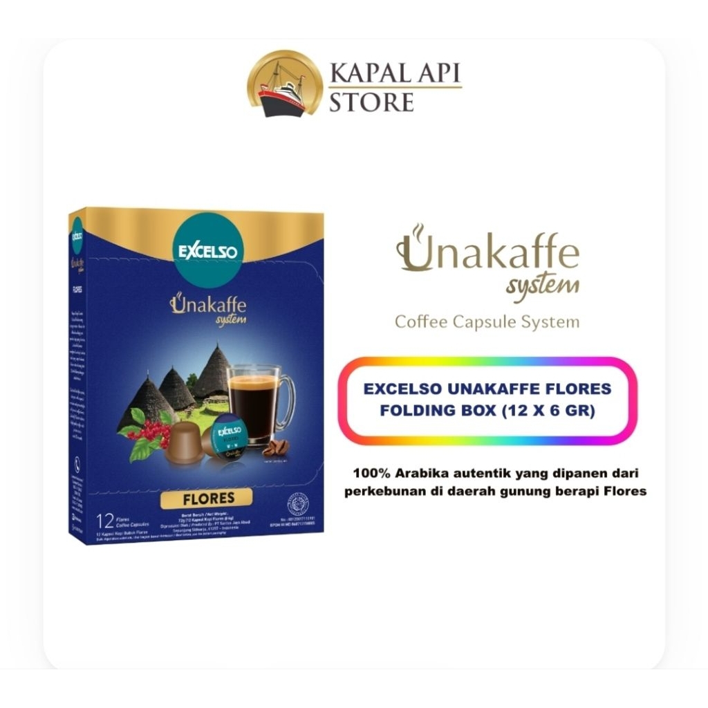 Excelso Unakaffe Flores Kapsul