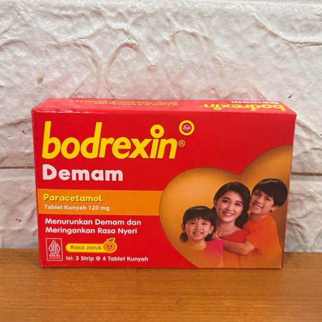 BODREXIN DEMAM TAB KUNYAH 3X4