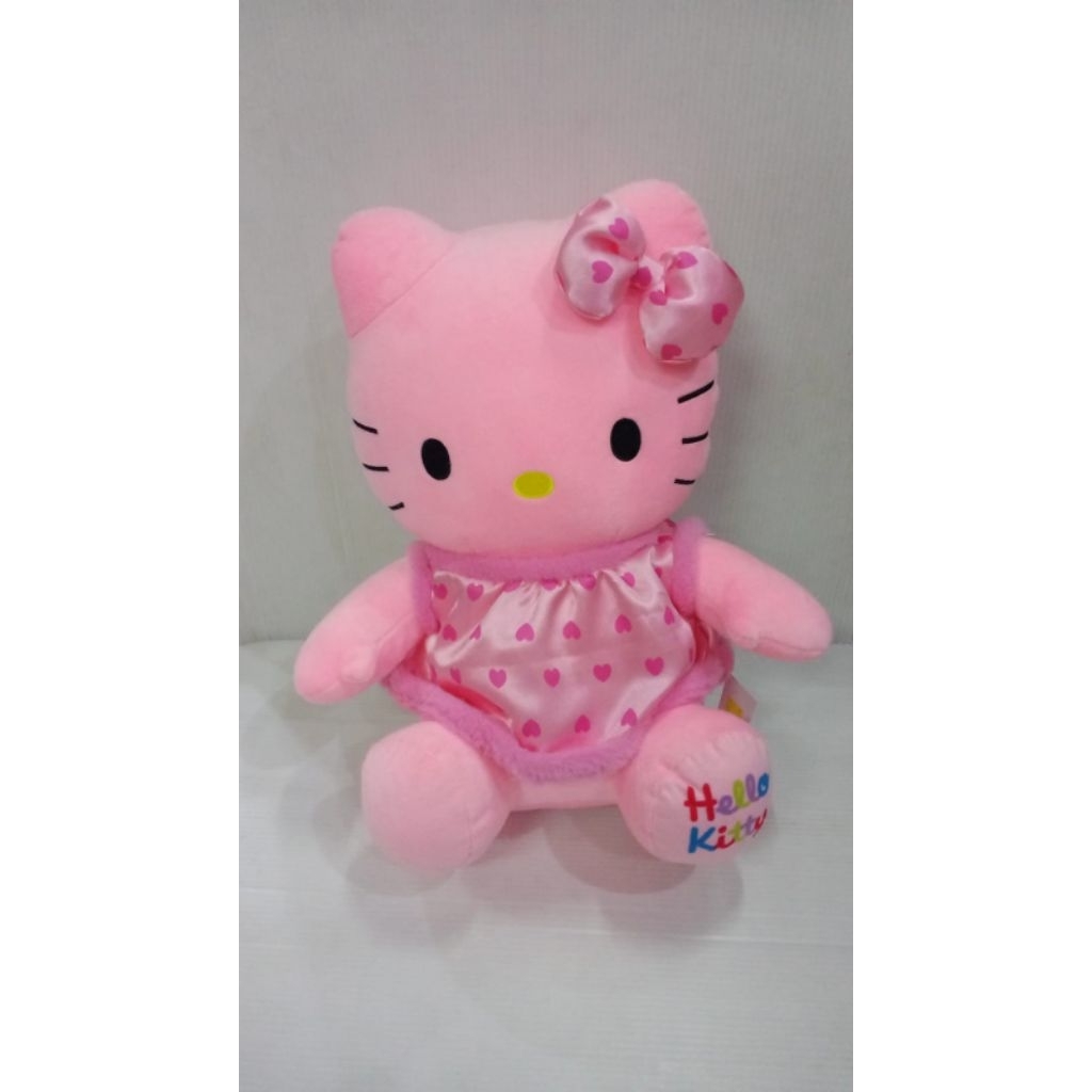 Boneka Hello Kitty Pink Baju Satin Size L