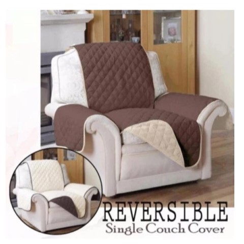 Single - Double Couch Cover Reversible Washable Cover Sofa