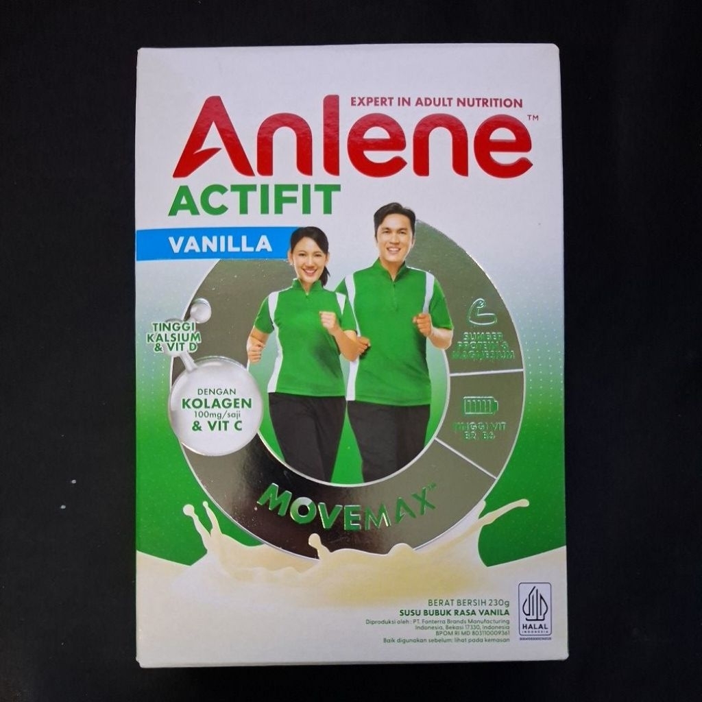 ANLENE ACTIFIT VANILLA 230GR