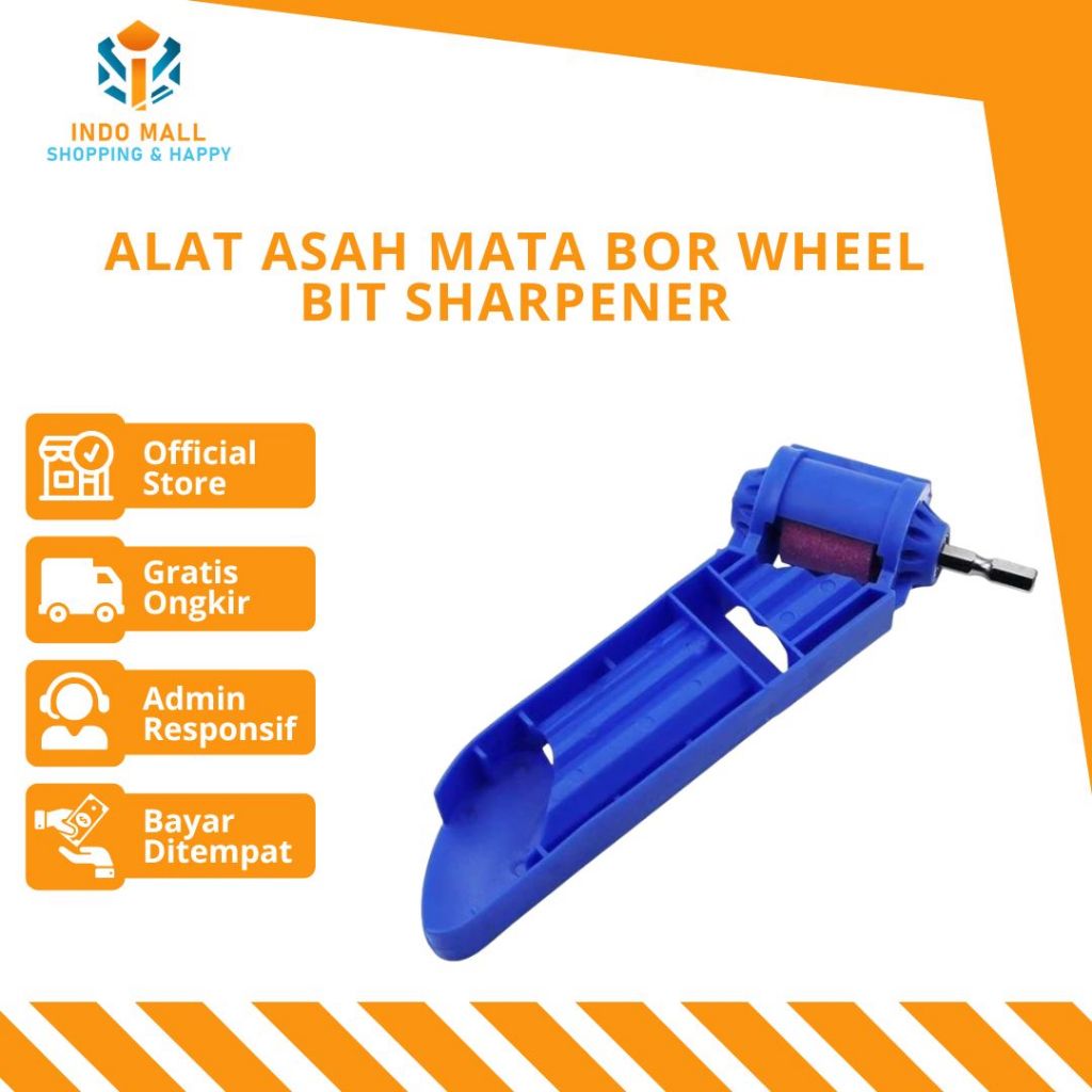 [COD IND] Alat Asah Mata Bor Wheel Bit Sharpener Titanium Drill