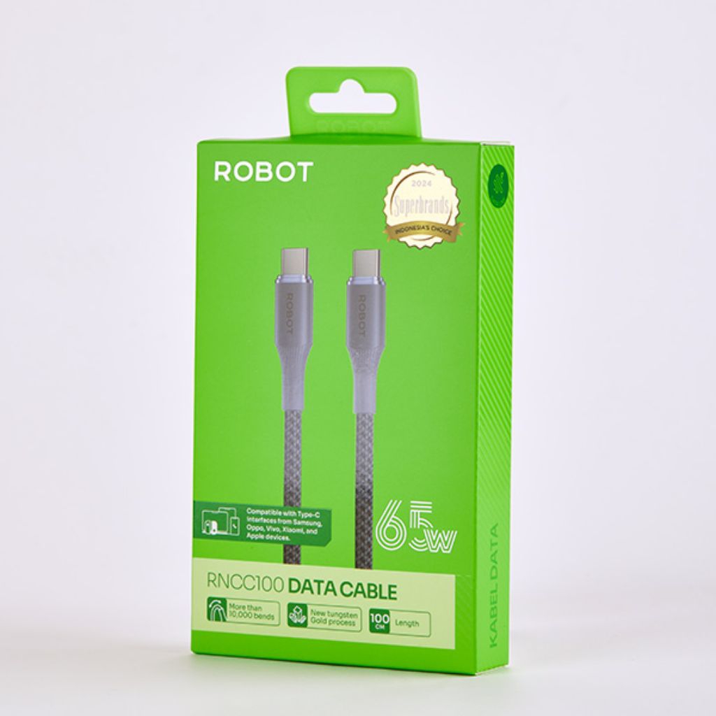 Kabel Data Type C - Type C Fast Charging 65W 1 Meter