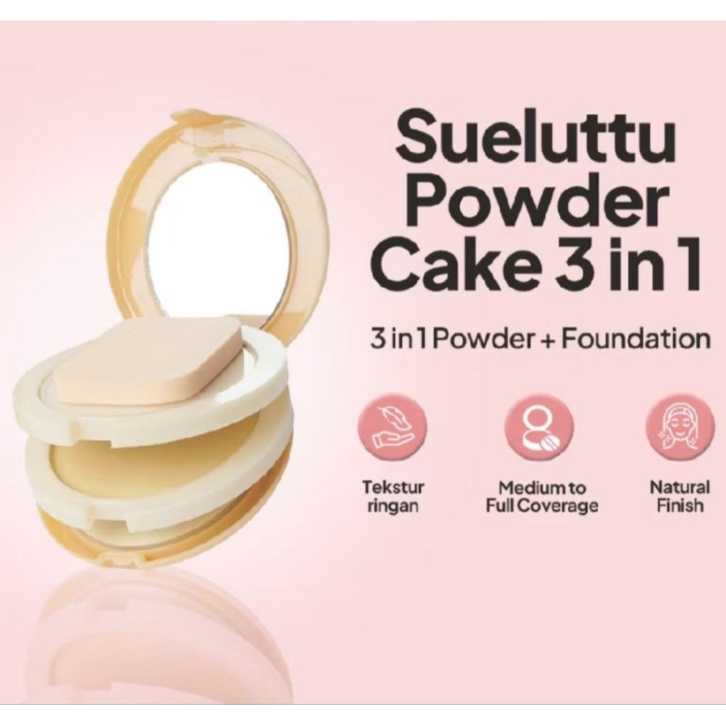 IMPLORA Sueluttu Powder Cake 3 in 1