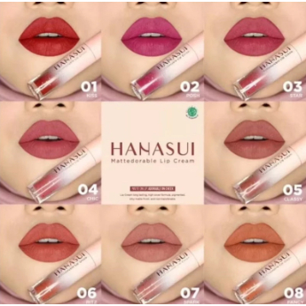 MATAHARI - Hanasui Mattedorable Matte Lipcream - COD