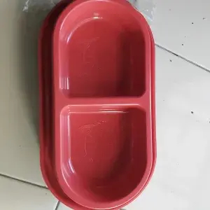 tempat makan kucing double