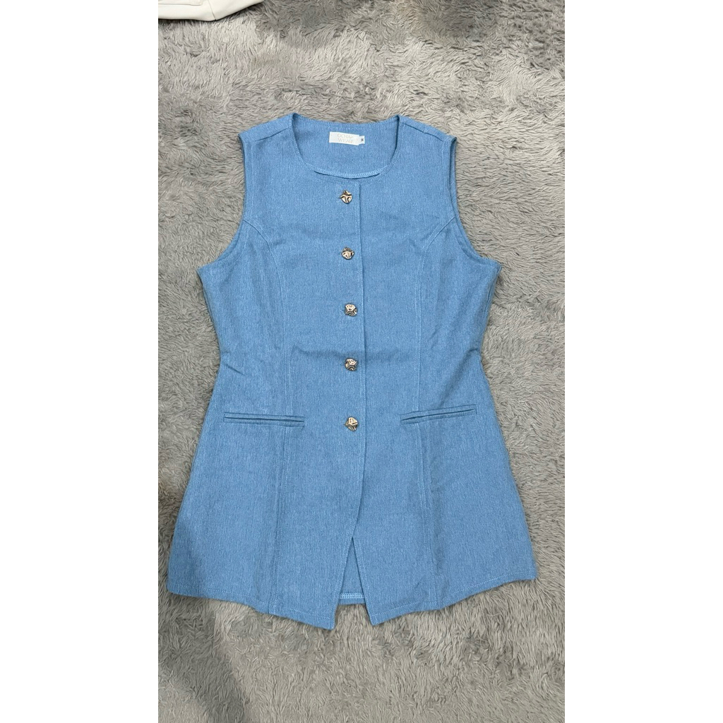 pl vest denim