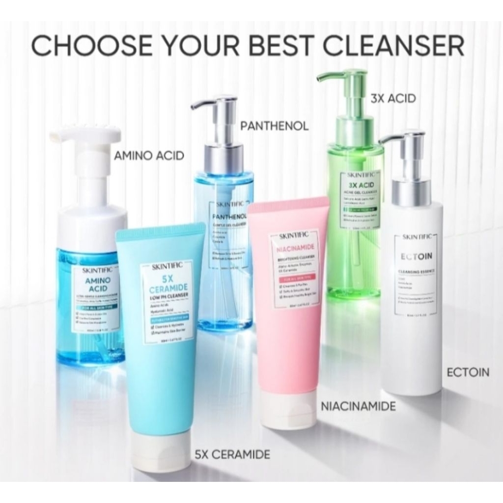 SKINTIFIC CLEANSER SERIES