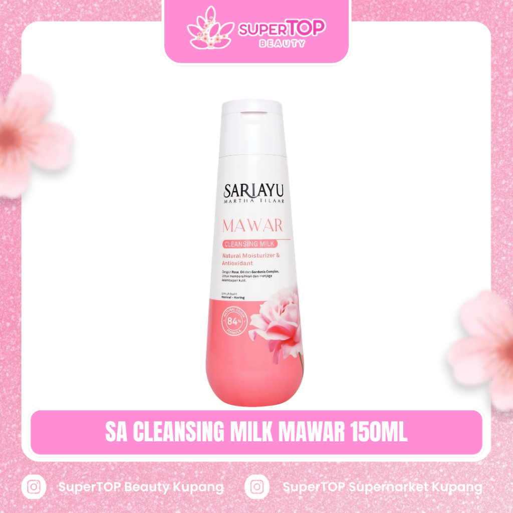 SA CLEANSING MILK MAWAR 150ML