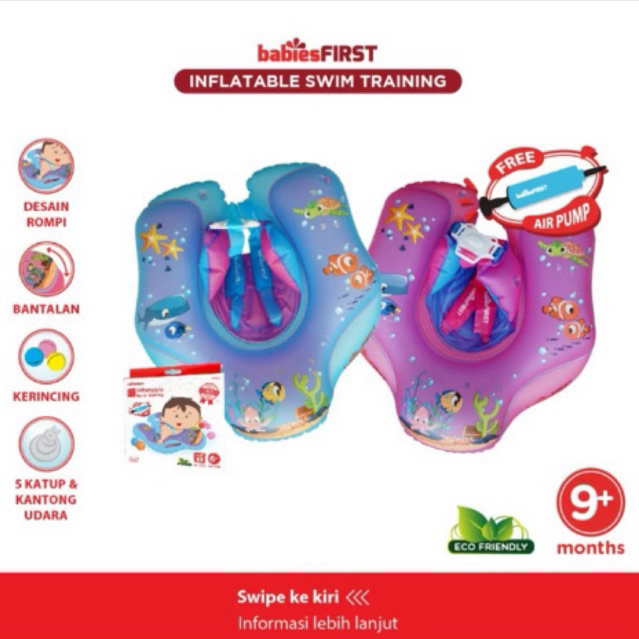 pelampung renang babiesfirst Pink