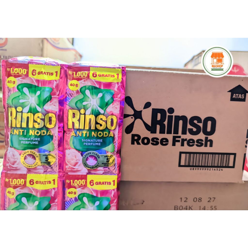 Rinso cair 40gram perDus