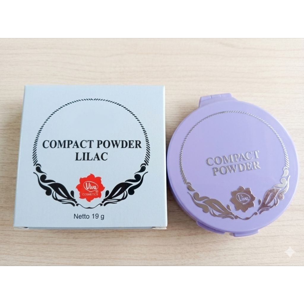 viva compact powder lilac