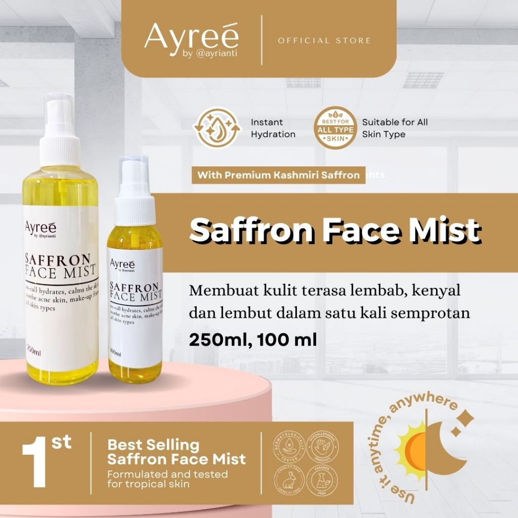 Ayree Saffron Face Mist 100ml & 250ml