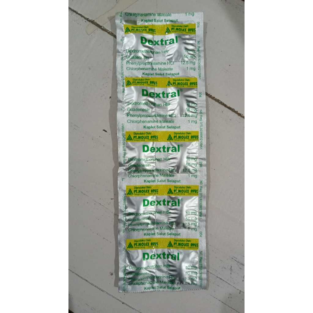 Obat Batuk Dextral Kapsul 1 Strip