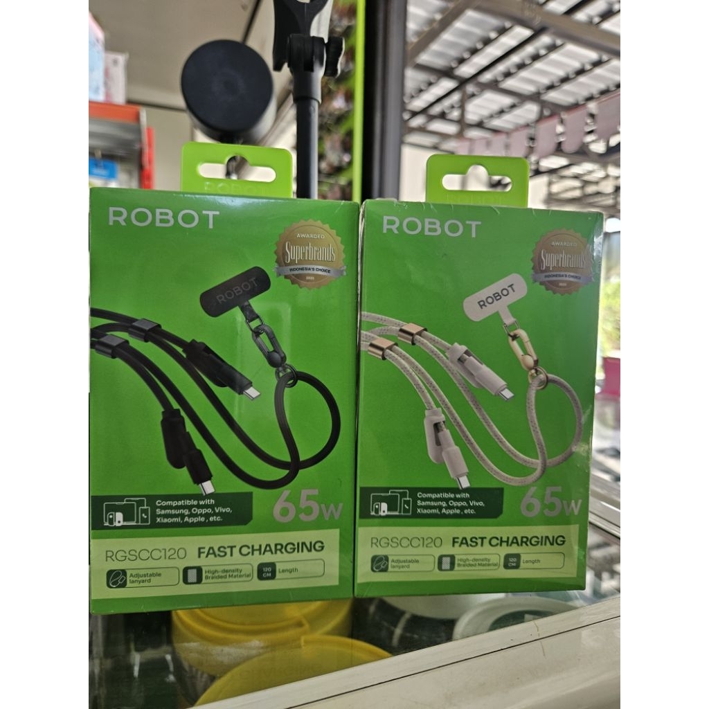 ROBOT ROBOT RGSCC120 Kabel Data type-C to type-C 65W