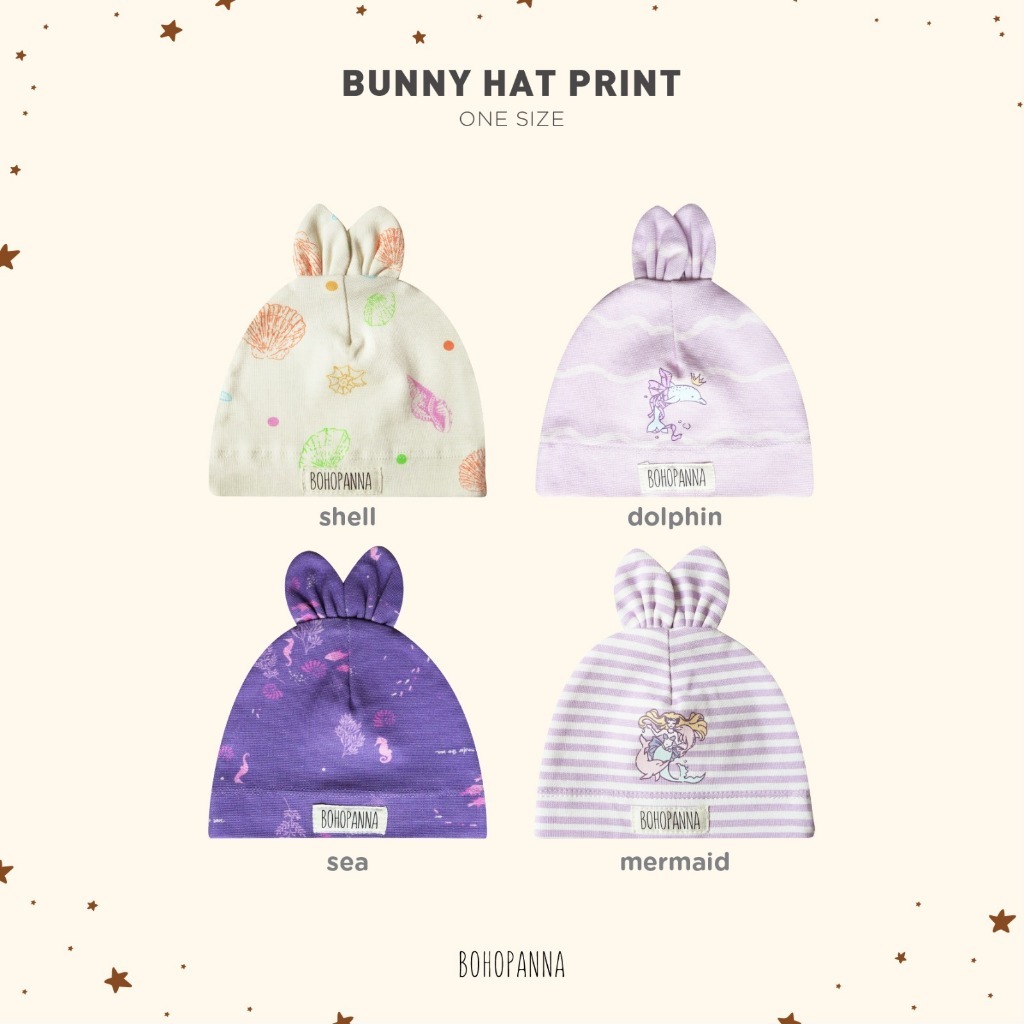 BOHOPANNA BUNNY HAT PRINT