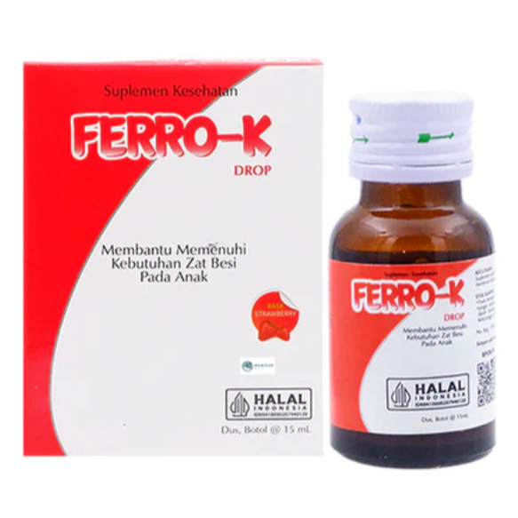 Ferro-K drop 15 ml rasa Strawberry