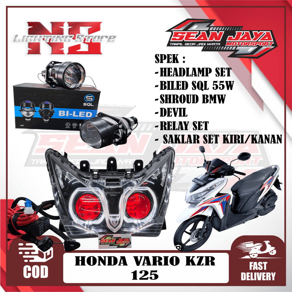 VARIO KZR 125 BILED SQL FULLSET