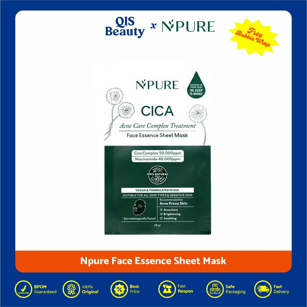 Npure Cica Face Sheet Mask
