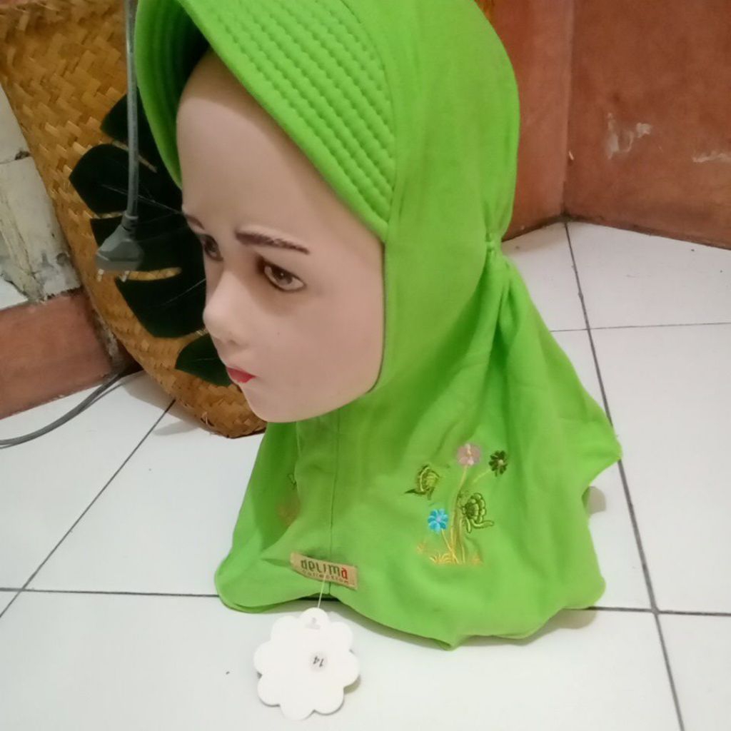 hijab bergo delima size s