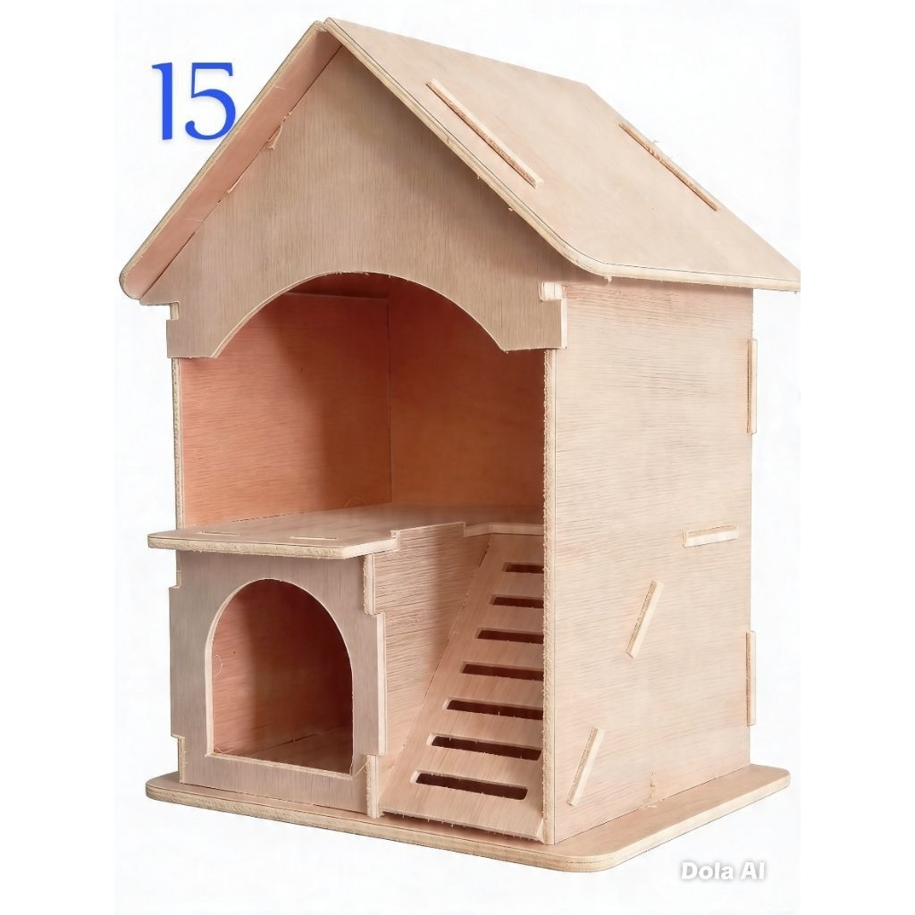 rumah hamster 2susun  minimalis