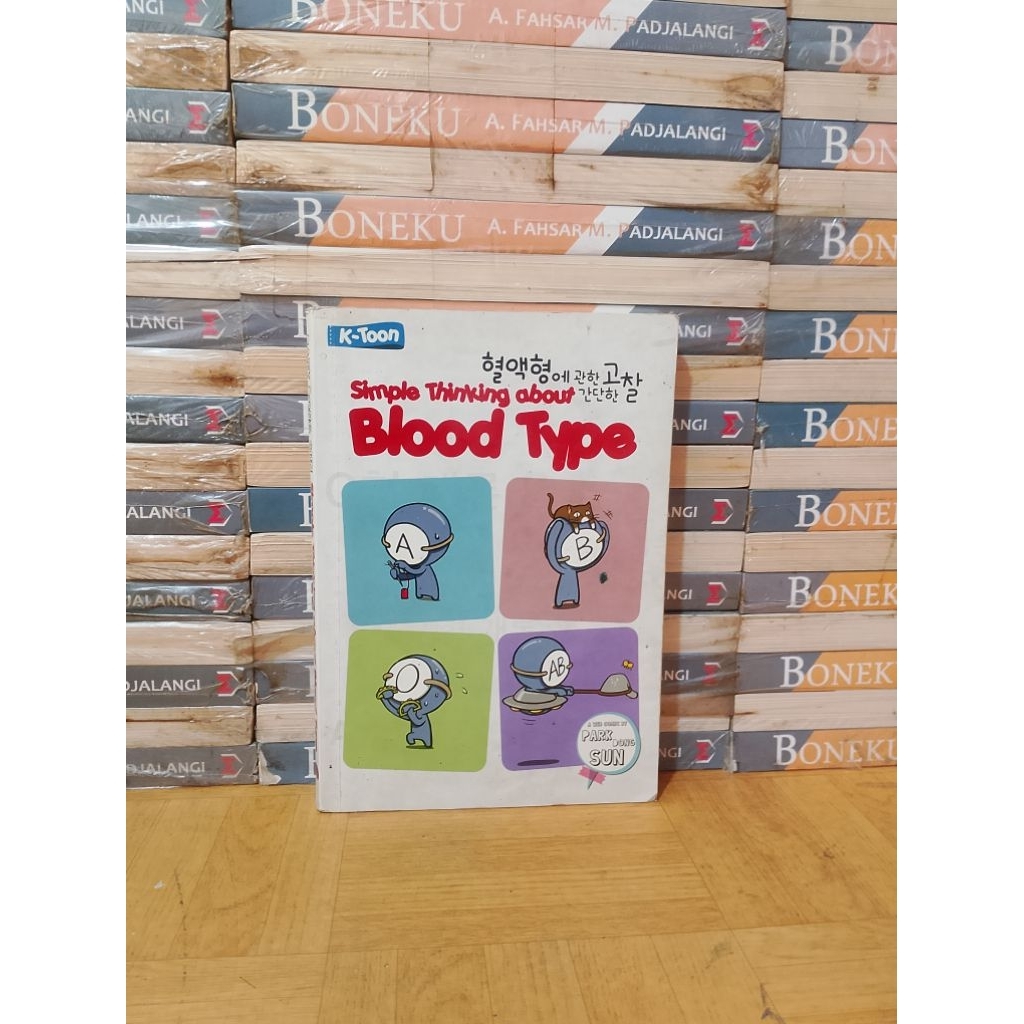 BUKU ORIGINAL - SIMPLE THINKING ABOUT BLOOD TYPE