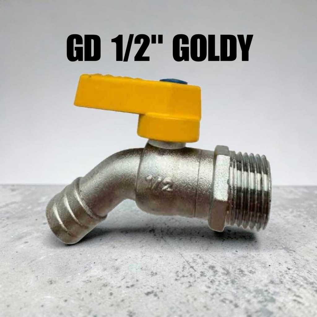 Kran Tembok GD 1/2" GOLDY