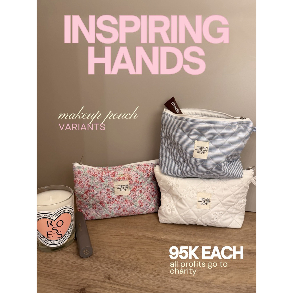 Inspiring Hands: Makeup Pouch