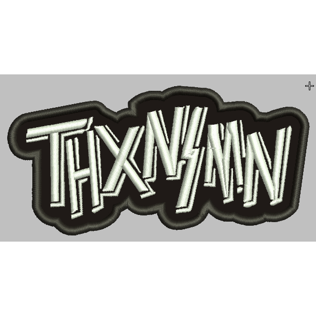 PATCH BORDIR-THXNSMN-FLOWERSTICH
