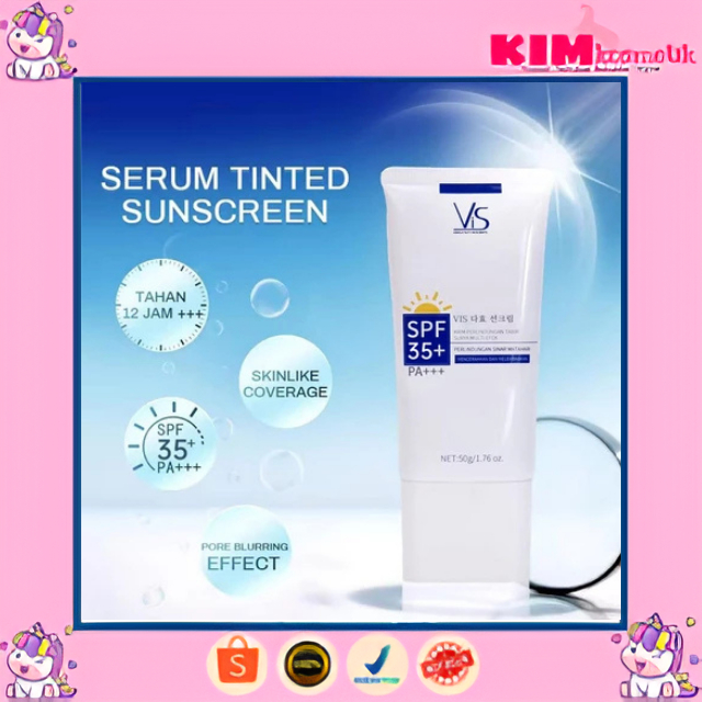 VIS Multi Effect Sunscreen Waterproof SPF Tinggi SPF 35+++ 50gr