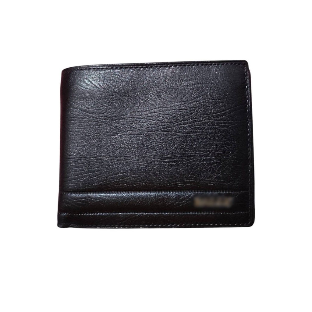 dompet kulit pria BS 1613-12 black pendek
