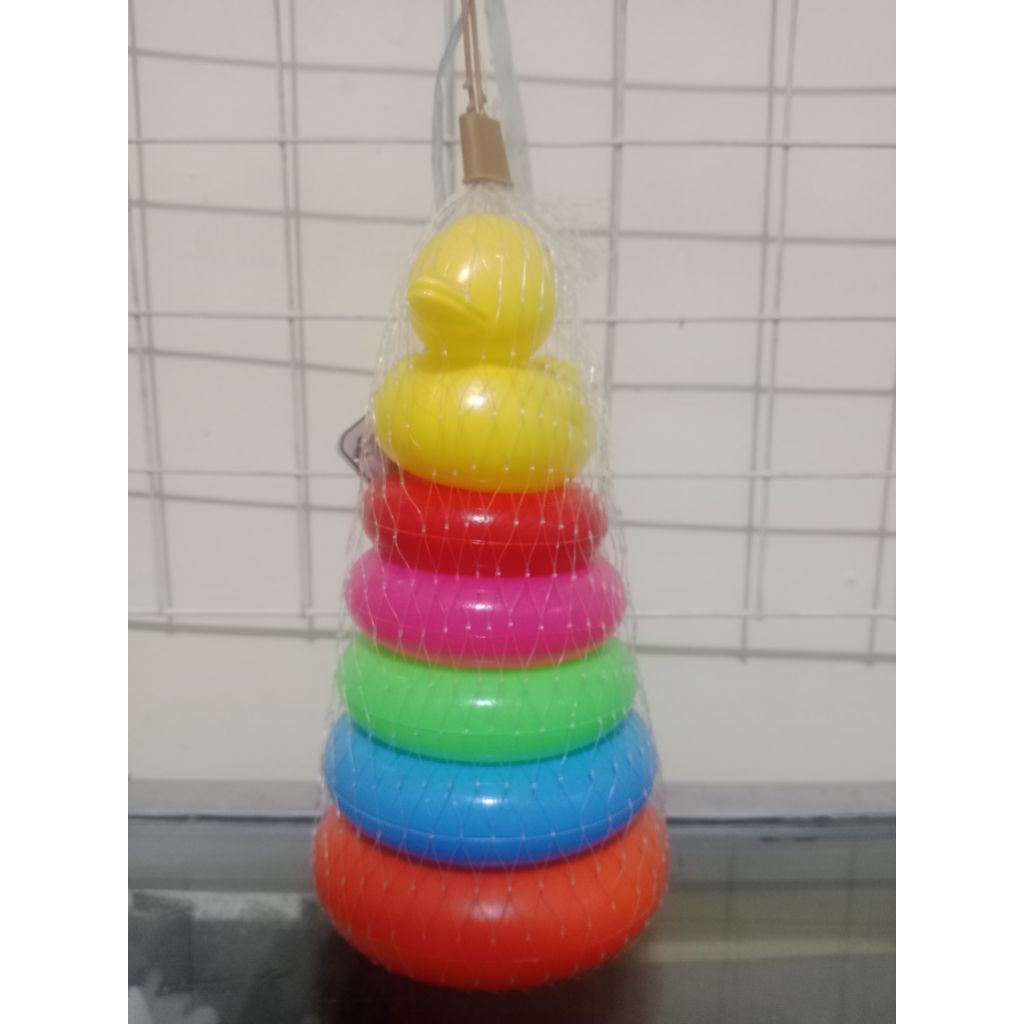 mainan anak donat susun