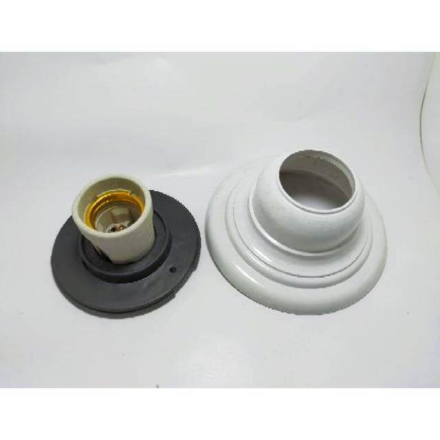 Fitting Plafon Keramik Dexicon / Fiting Tempel E27 Dexicon