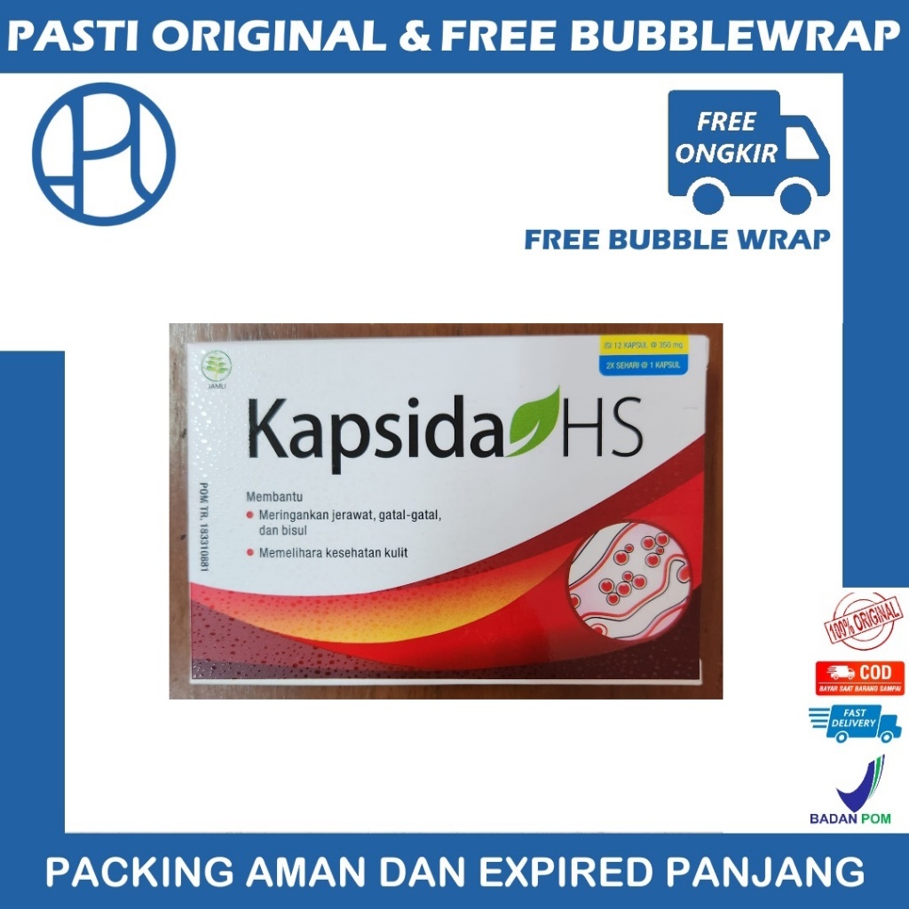 KAPSIDA HS MENGOBATI GATAL ,BISUL,JERAWAT