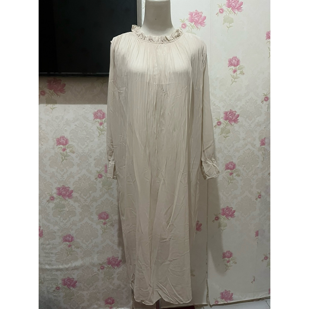Tunik plisket peach