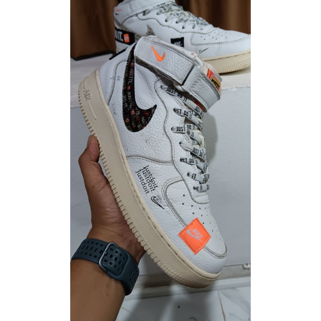 sepatu af1 just do it