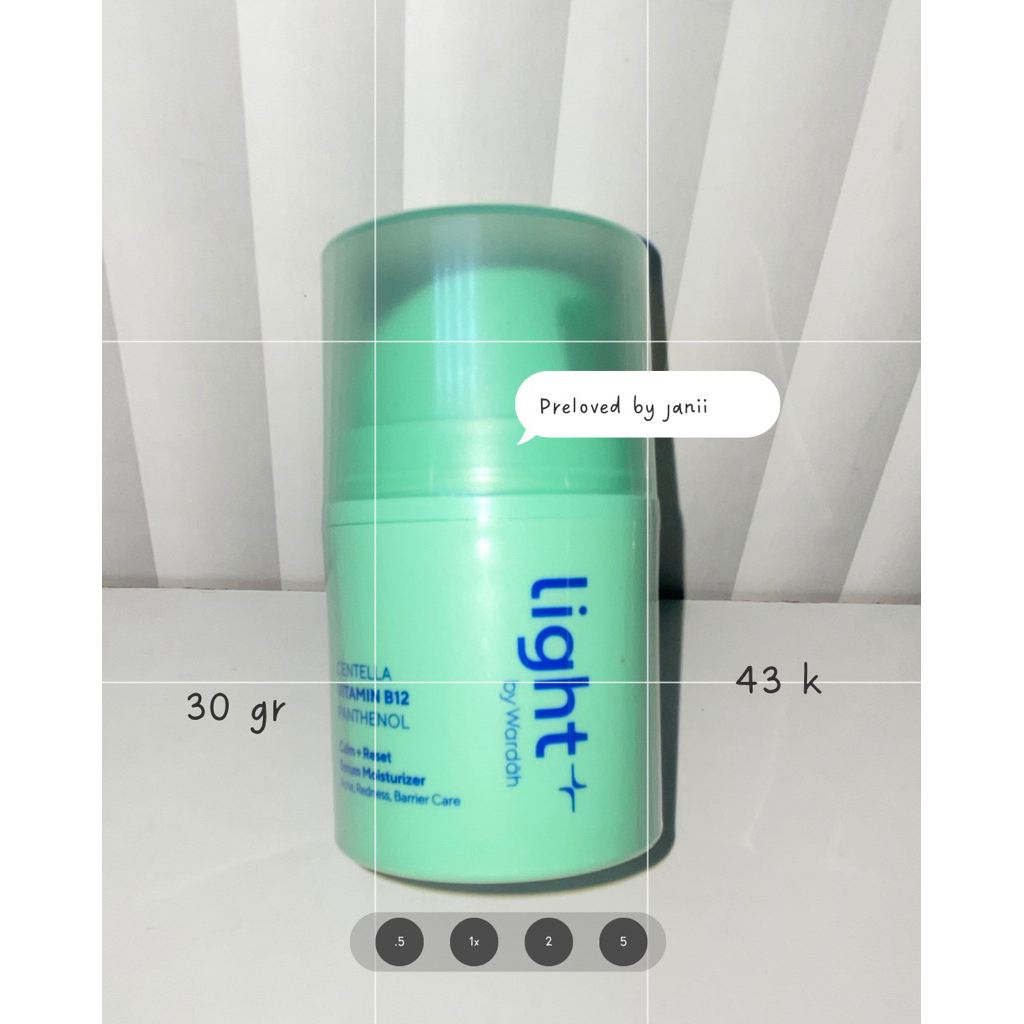 light+ calm and reset serum moisturizer