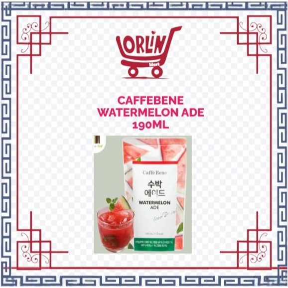 CAFFEBENE WATERMELON ADE POUCH 190ML/CAFFEBENE