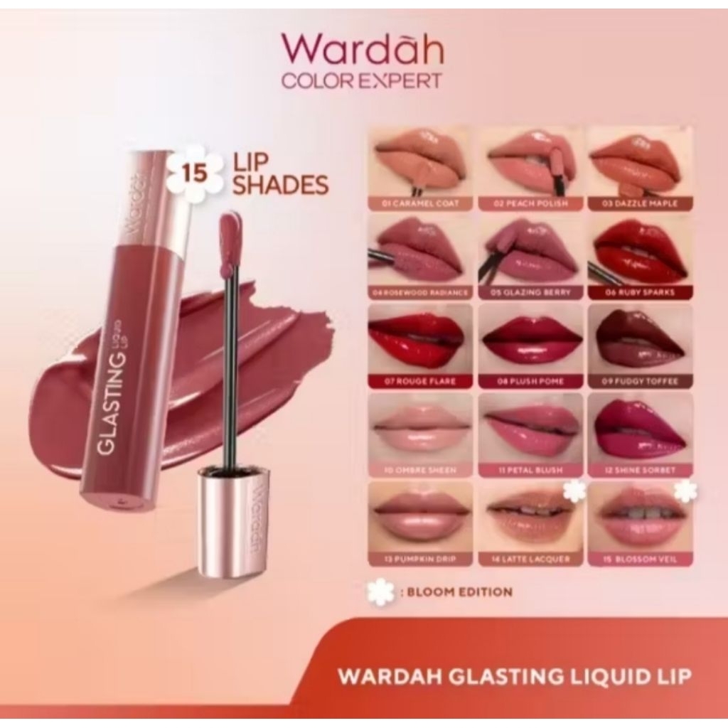 Wardah Glasting Liquid Lip