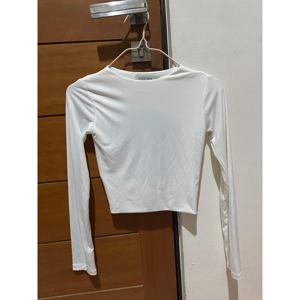Evertops Backless White - Size M