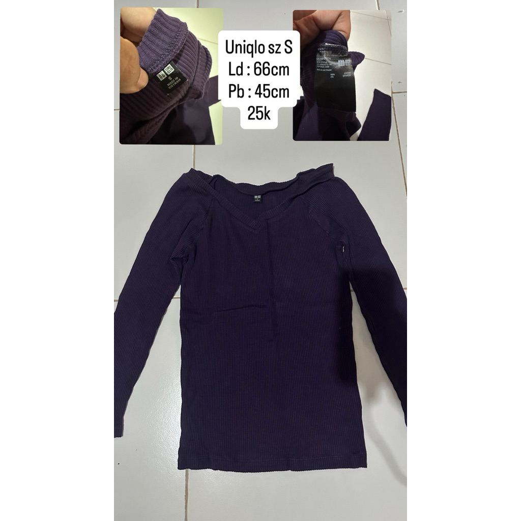 preloved long sleeve uniqlo