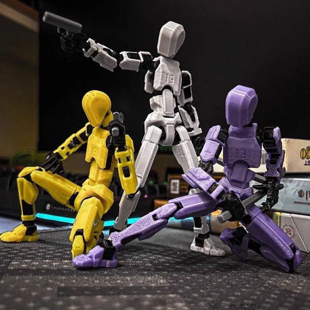 3D joint moveable action figure brick multijoin boneka sendi pose DIY