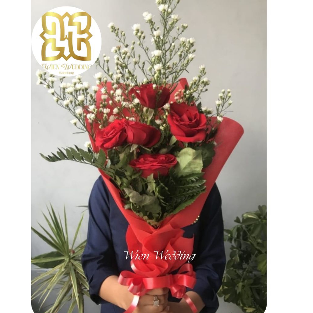BUKET MAWAR MERAH