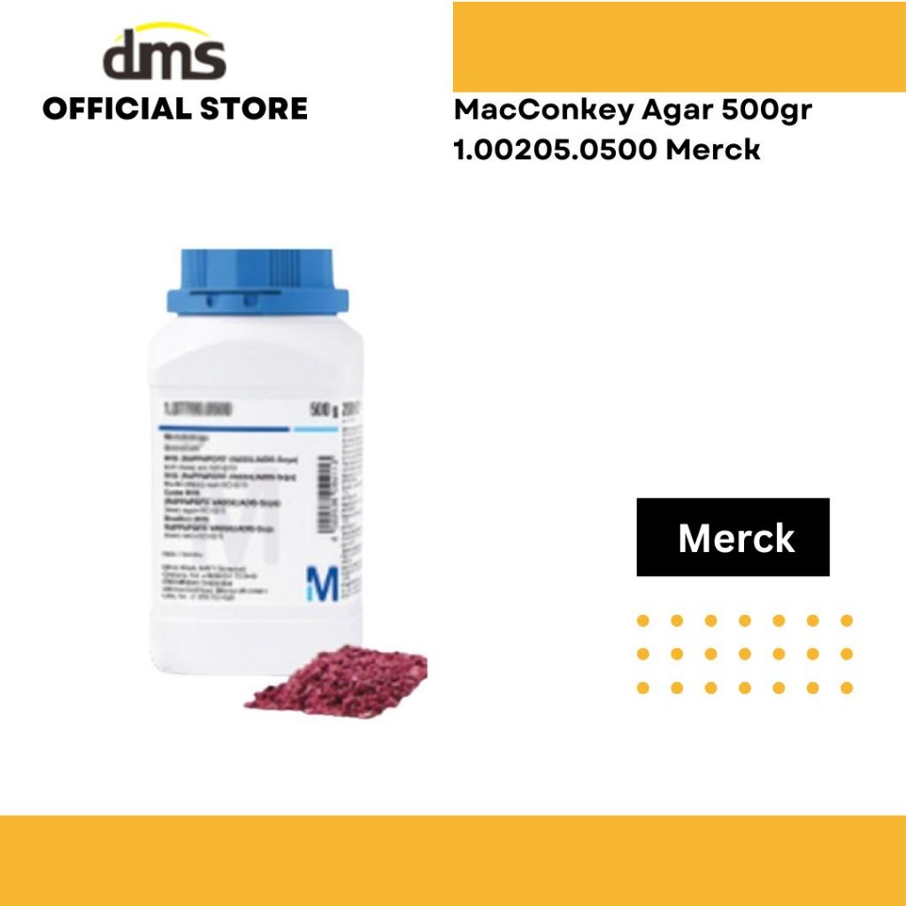 Merck MacConkey Agar 500gr 1.00205.0500