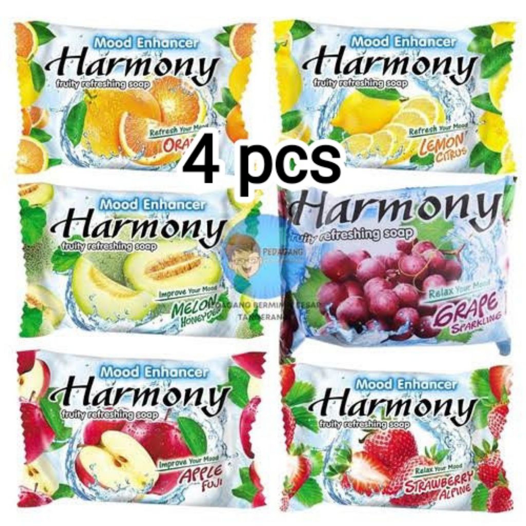 Sabun harmony 4 pcs / Sabun batang harmony