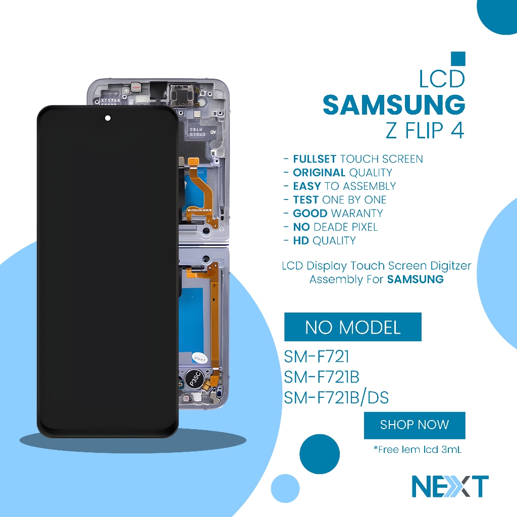LCD Samsung Z Flip 4 - Include Frame Fullset Touchscreen