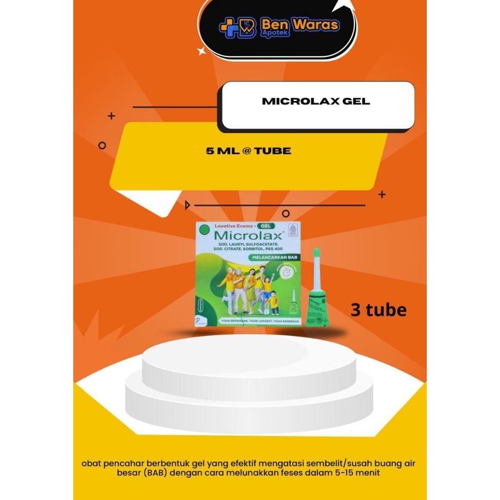 Microlax Gel 3 Tube